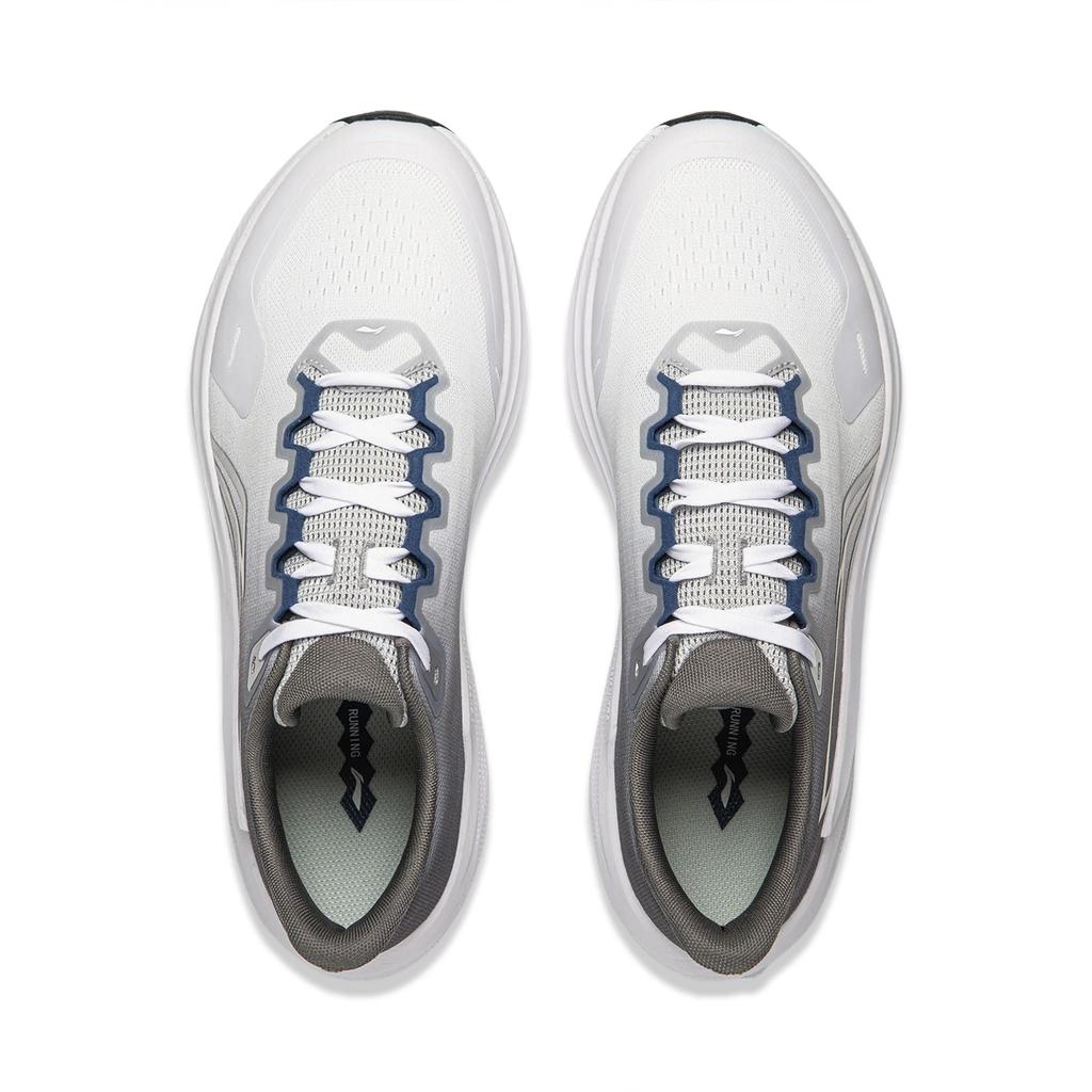 Li Ning Cushioning Low top Running Shoes Men's White Gray ARBW009-8
