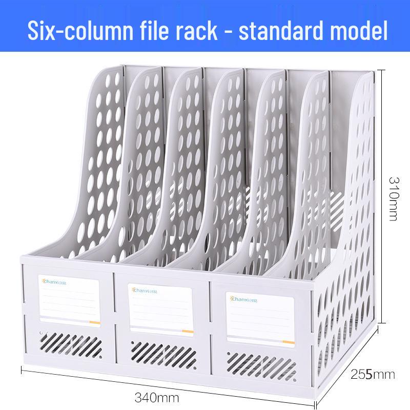 Desktop File Organizer Set: Thickened Rack & Storage Box for Office Supplies