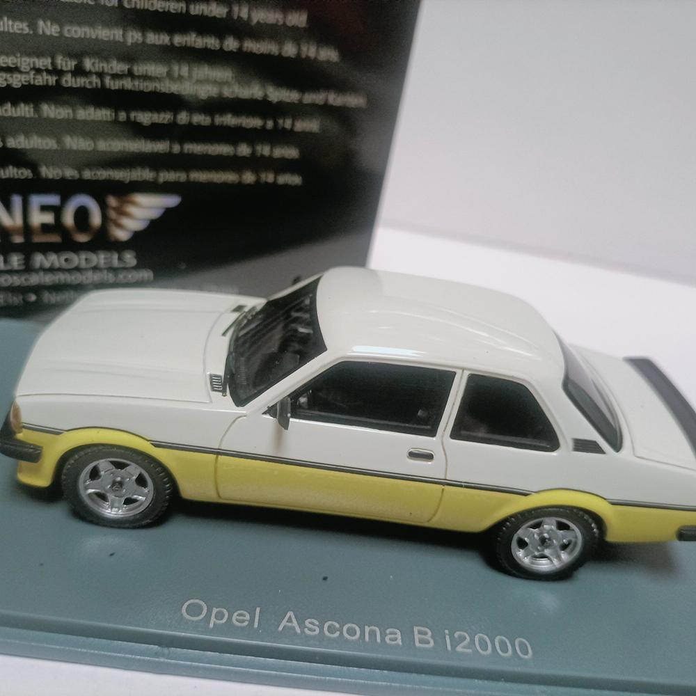 Resin 1:43 Scale Opel Ascona B I2000 Simulation Resin Car Model Gift Toy Ornaments Birthday Gift Home Decoration
