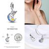 100% 925 silver Animal Series Bulldog Zebra Squirrel Charms Fit Original 925 Bracelet DIY Jewelry Making Women Gift
