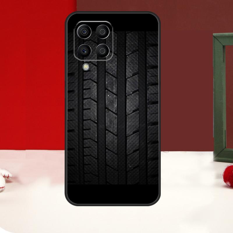 Tire Tread Wheel Case For Samsung Galaxy M11 M21 M31 M14 M34 M54 M12 M32 M52 M15 M13 M16 M36 M56 M53 M35 M55