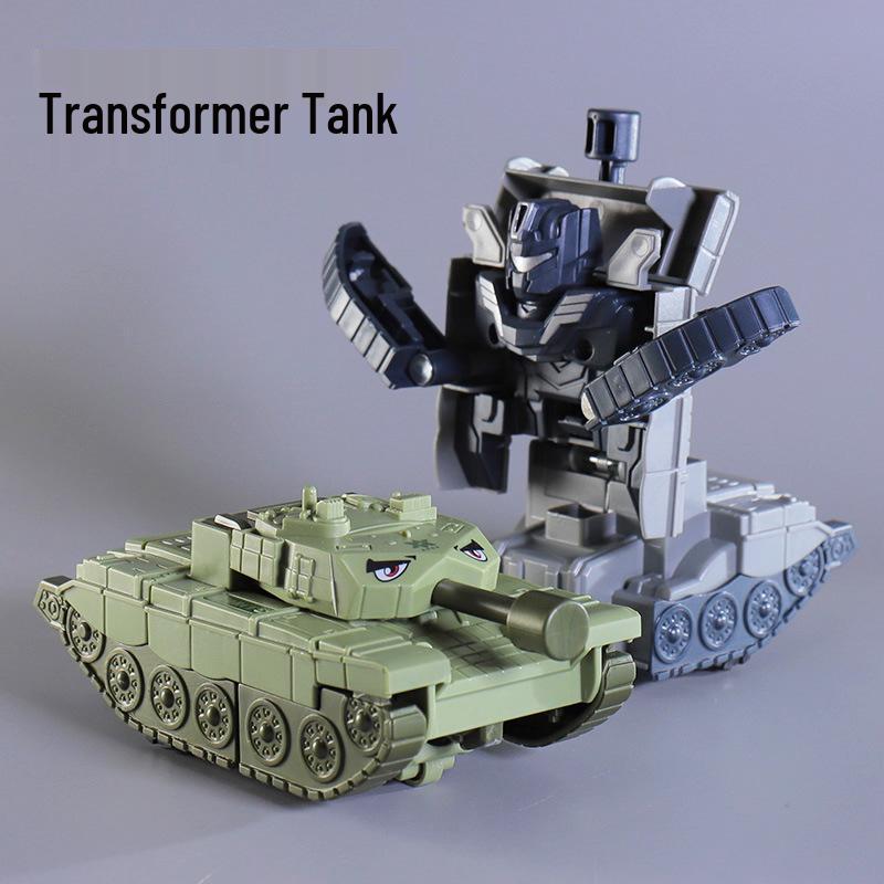 Creative Mecha Tank Toy: Educational Deformation and Stress Relief Gift for Kids