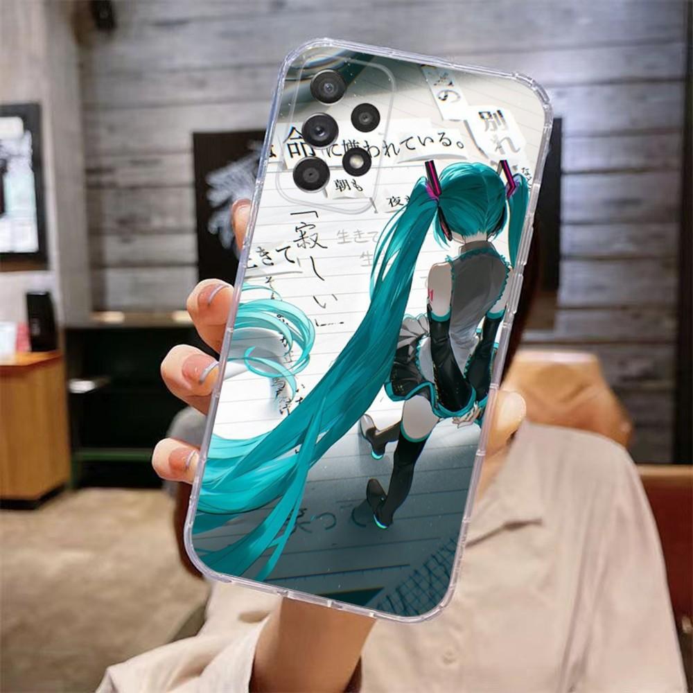 Anime M-MIKUS-S Phone Case For Samsung A 71,70,52,51,4G,40,31,50,20,21,S,12,10,Note20 Ultra,4G,Ultra,Soft Transparent Case
