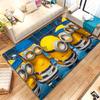 Cute Minions cartoon Living Room Non-Slip Area Rug Soft Carpet for Bedroom Kids Playroom Sofa,Home Decor Doormat Gift
