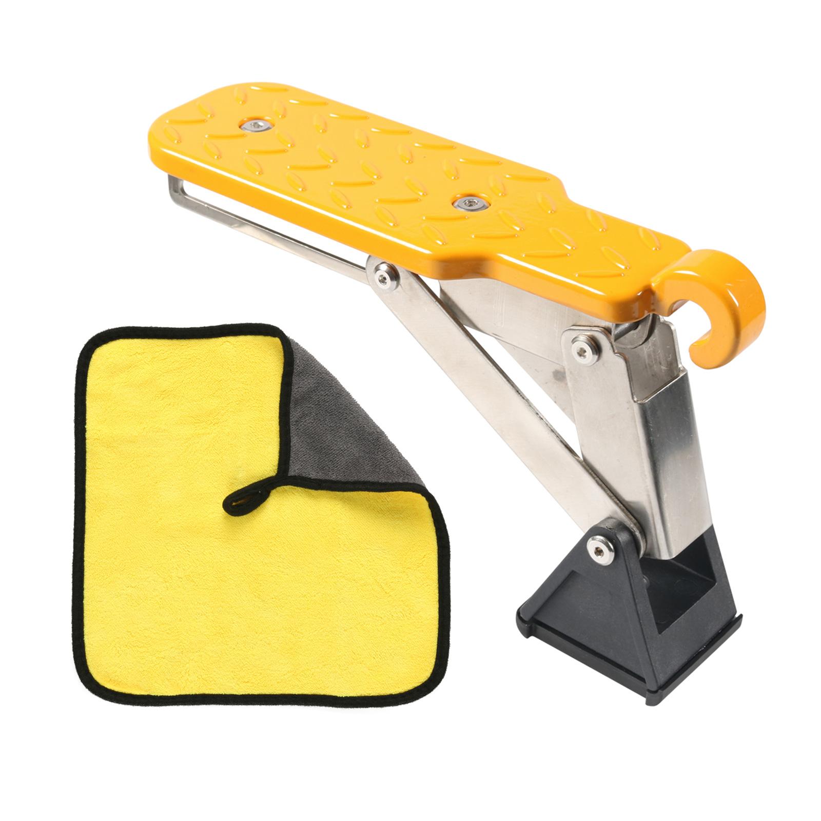 

Складные ступеньки для двери автомобиля, лестница для педали двери автомобиля, помощь при подъеме на автомобиль, легко добраться до универсальных порогов на крыше