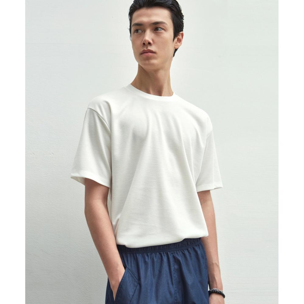 

NICKNICOLE Draped Woven TshirtWhite