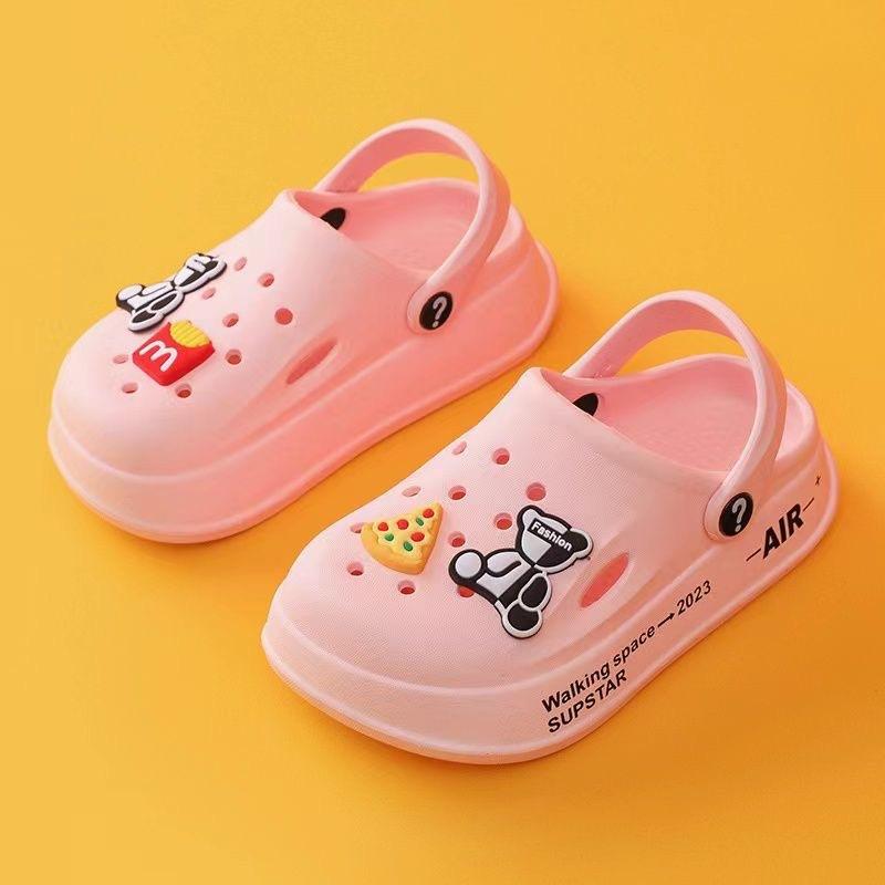 Children's Astronaut Hole Shoes, Boys, Middle-aged and Older Children Wear Non-slip Thick-soled Beach Shoes In Summer, Baby Cute Indoor