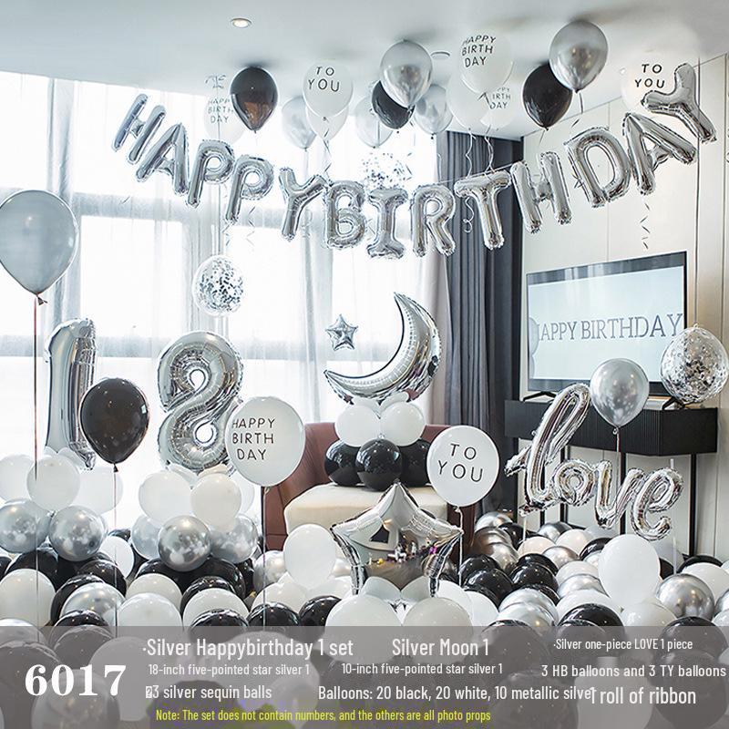 Set de baloane pentru ziua de naștere pentru adulți și copii - Decorațiuni cu desene animate