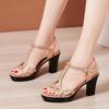 Taglia Grande 32-43 Scarpe da Donna con Tacco Alto Sandali da Donna Estivi con Punta Aperta Décolleté da Donna Scarpe da Donna da Ufficio per Matrimonio e Festa