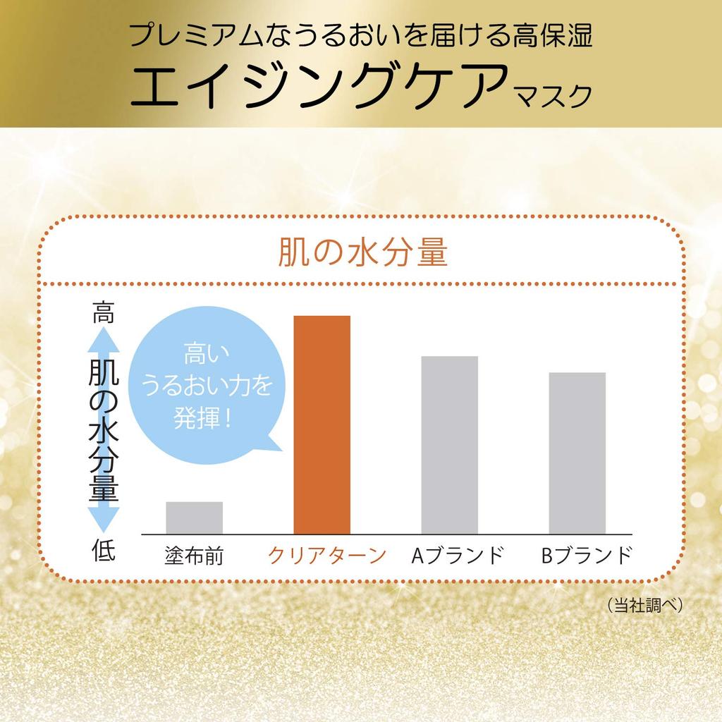 Clear Turn KOSE Moisturizing Face Face Pack 40 Bonus Nose Blackhead Highly Moisturizing Ultra-rich Mask, EX, Sheets, Mask,