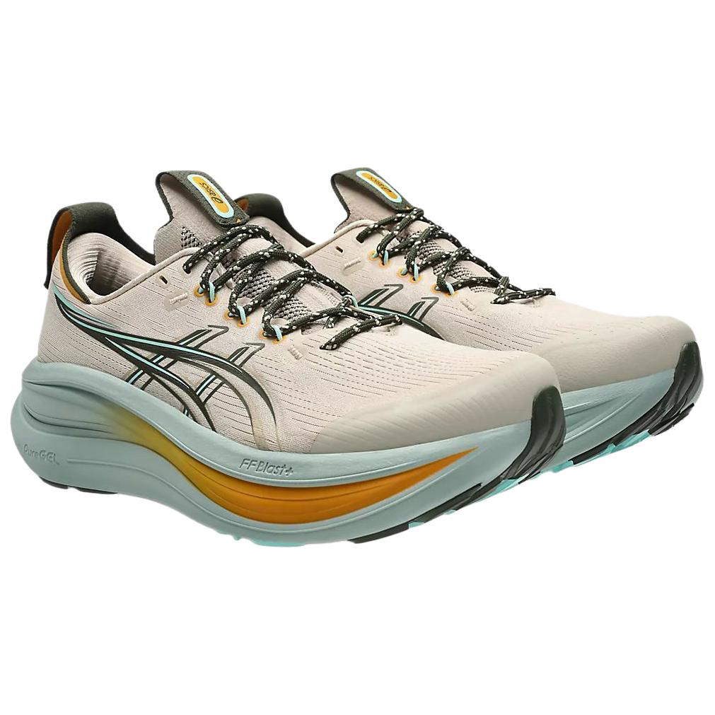 Asics Gel-Nimbus 28 Tr Lightweight Soft Trail Running Shoes Men Sneaker Off-White 1011C309-250