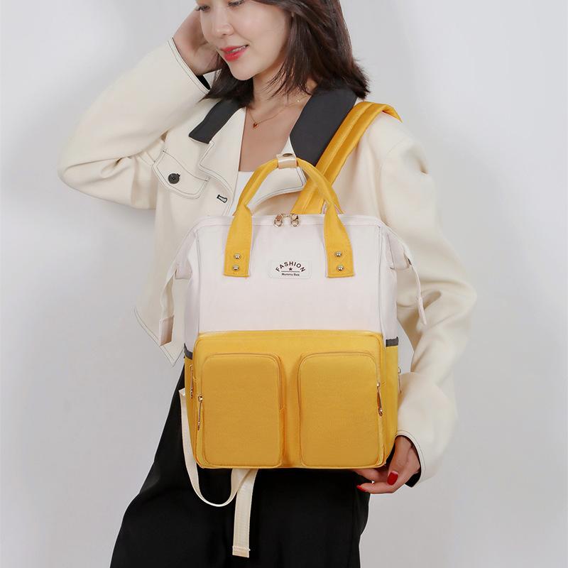 Oxford Cloth, Simple Large-capacity Backpack, Multi-functional Mommy Bag, Lightweight and High-value for Mother and Baby Going Out