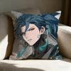 W-Wuthering W-Wavess Anime Pillow Case Pillowcase, Double-Sided Printed, Sofa Cushion, Bedroom Headboard Pillow