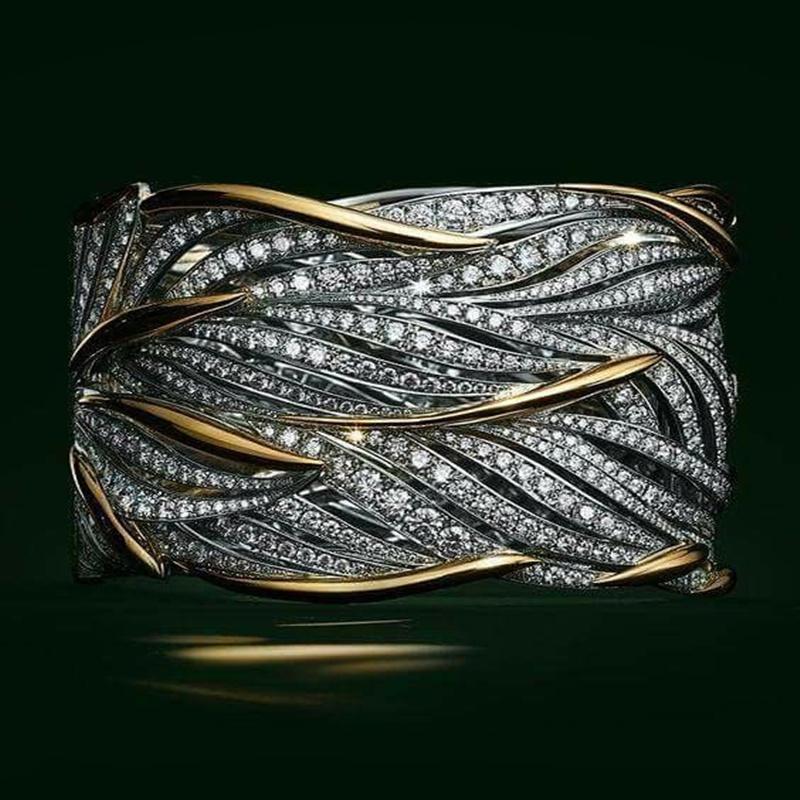 

Fashion Jewelry 925 Sterling Silver Ring Inlaid Crystal Zircon Ring for Woman Charm Jewelry Gift 6
