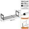 WEZHO Extendable Under-Shelf Shoe Organizer - 2 Pack
