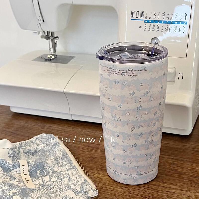 Cute Pet-themed Insulated Straw Bottle