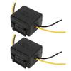 2Pcs Car Power Filter 12V Interference Proof Noises Reduction Reliable Stereo Power Supply Filter For Equalizers