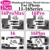 2 Set Viti Metalliche Interne per Scheda Madre per iPhone 16 15 13 12 11 Pro Max 14 Plus Mini Staffa Supporto Clip Piastra Coperchio LCD Batteria
