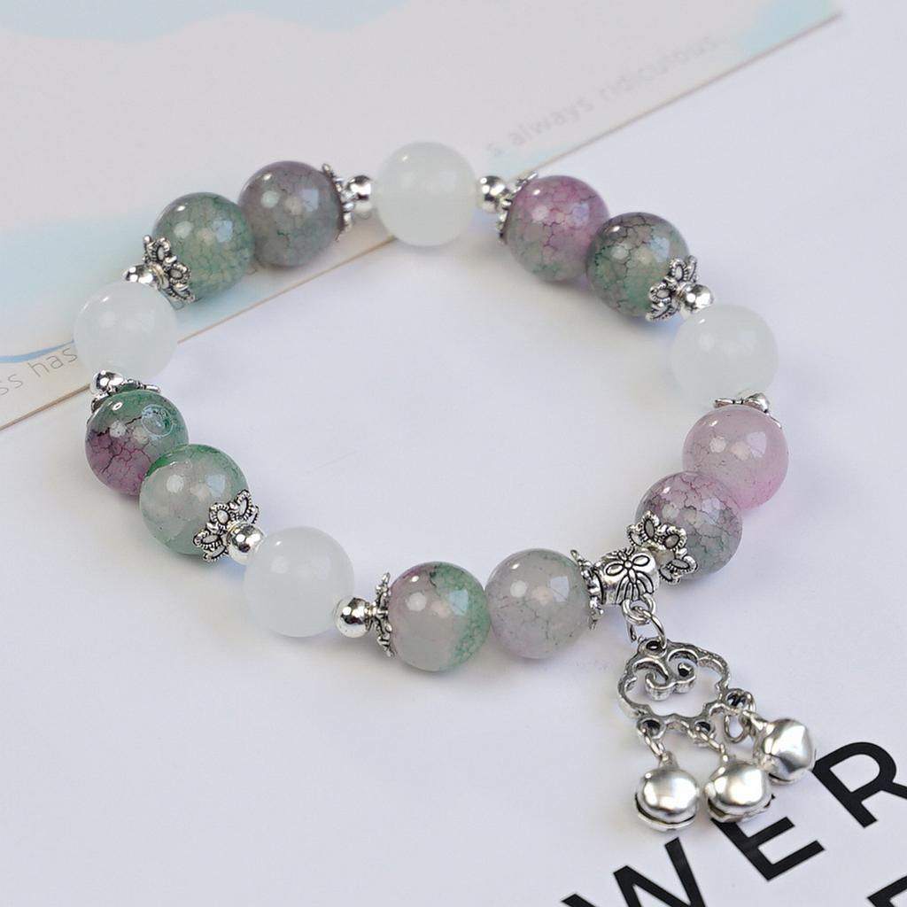 Wholesale Colorful Glazed Small Fresh Summer Accessories Bracelet Candy Color Dopamine Series