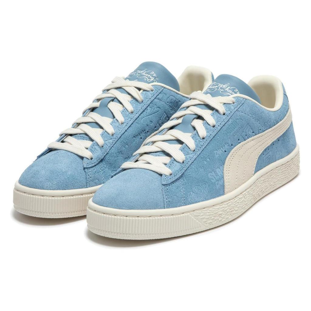 Puma Sophia Chang x  Suede Zen Blue Women Sneakers White 396045-01