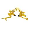 Motorbike Adjustable Driver Rear Sets Rearset Footrest Foot Rest Pegs For Kawasaki Ninja 250R EX 250 R 2008 2009 2010 2011 2012