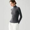 Women's High-Neck 100% Pure Cashmere Slim-Fit Sweater - Seamless, Flattering Knit in Solid Colors