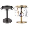 Sunglasses Holder Organizer 360Rotatable Stainless Steel Eyeglasses Display Stand Eyewear Storage Rack Multiple Eyewear Storage