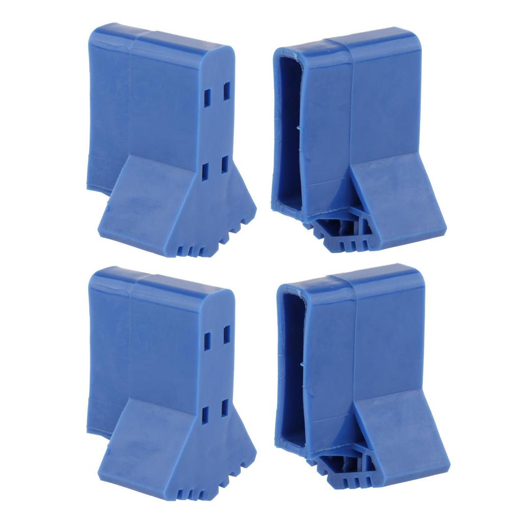 4-Pack Ladder Non Slip Feet Attic Ladder Leg Protector Trapezoid Pads Furniture Foot Rubber Pads for Accessories Replacement Kit
