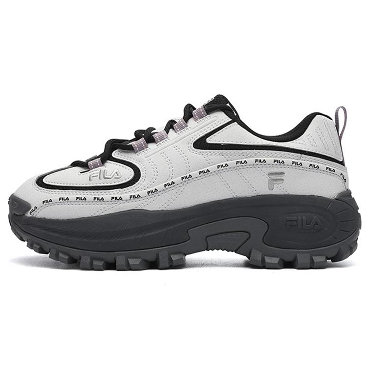 New FILA Fashion Sneakers Low Top Chunky Sneakers Women's Gray Black F12W144136FNB