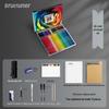 Krasner Oil-Based Water-Soluble Colored Pencils Set - 72/120/180 Colors for Student Art Drawing.
