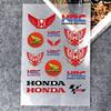 ARA1 For Honda Reflective Motorcycle Stickers, 3M Safety Warning At Night In The Dark Scooter Helmets