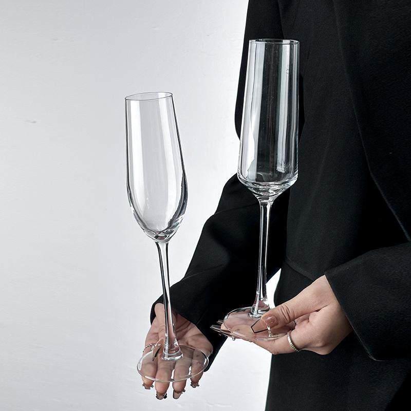 French Style Stemmed Champagne & Wine Glass