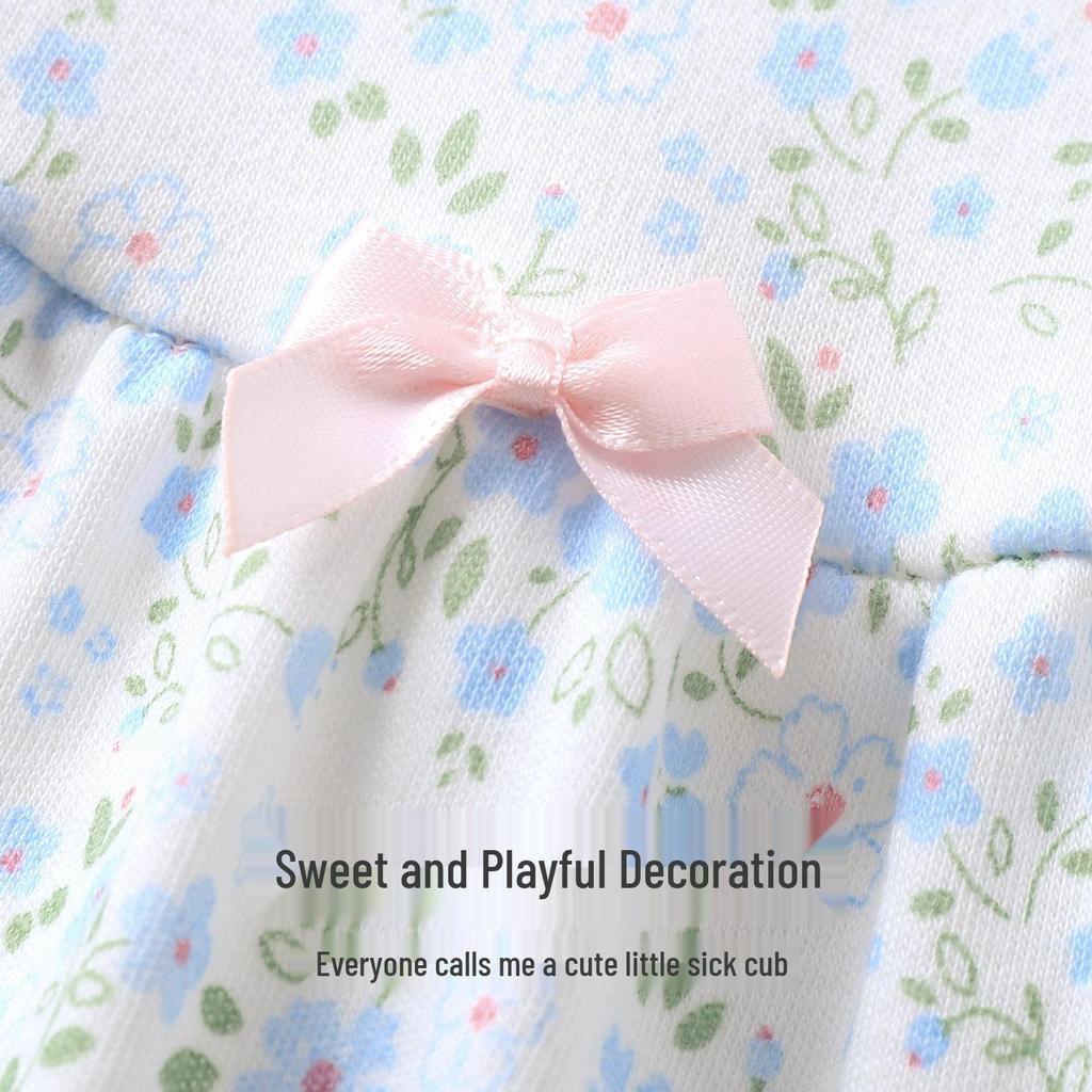 Youqi 2026 Spring Collection: Baby Girl Toddler Close-Fit Pajama Set