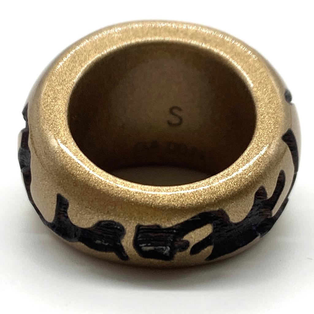 Used LOUIS VUITTONRing gold Wood unisex