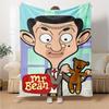 Mr Bean'S Cartoon Adventure Lightweight Blanket Comfortable Suitable for Sofa Couch Office Bed Picnics Four Seasons Universal Lovers Gift Y16