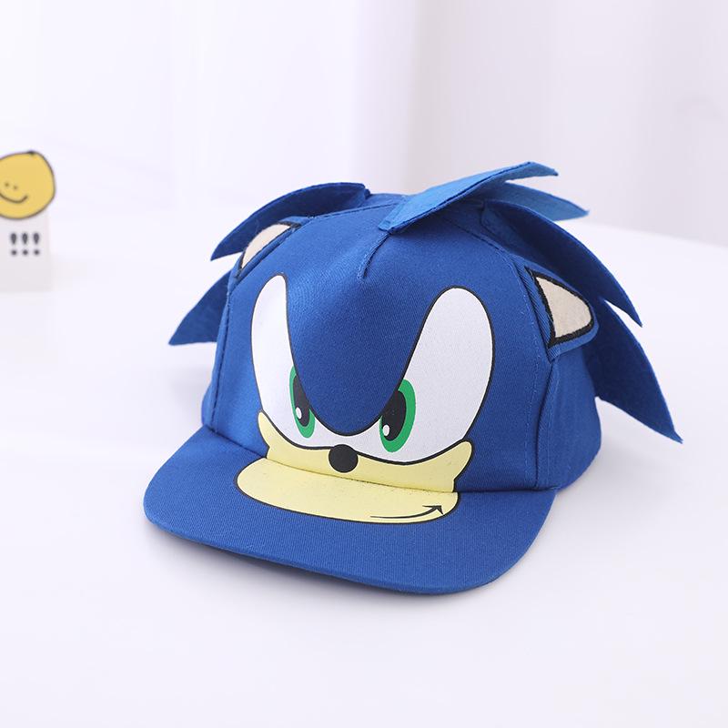 Sonic the Hedgehog Kids Baseball Cap - Cartoon Design for Spring & Autumn, Sun Protection