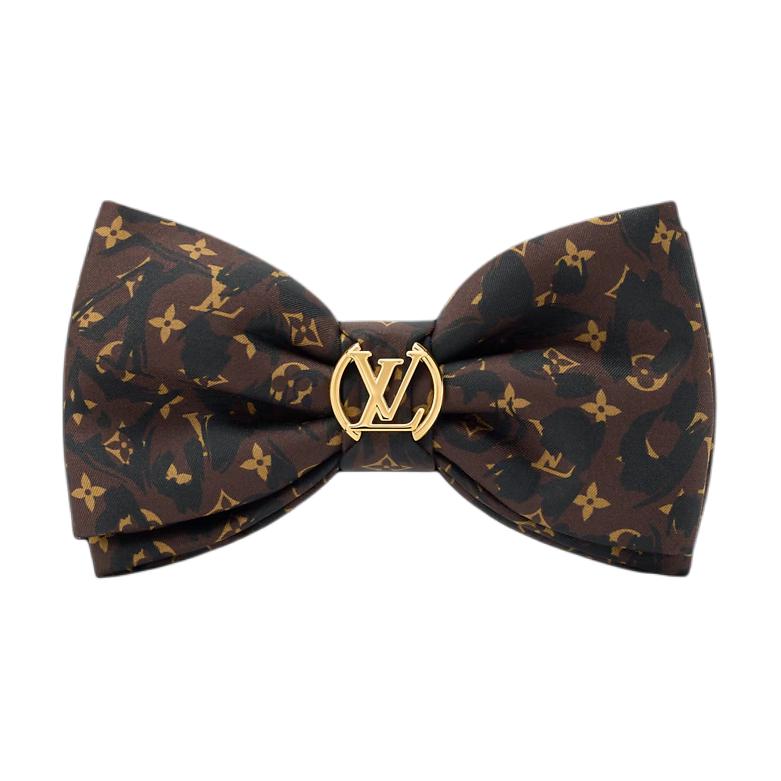 

Louis Vuitton Bow-Shaped Hair Clip Women accessories Black M03607 Box+Shopping Bag