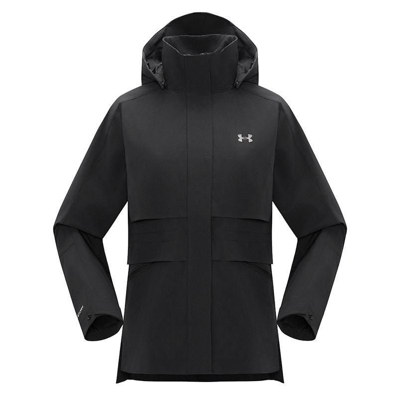 

Under Armour Storm Urban Outdoor Series Hiking Windproof Breathable Casual Long Sleeve Jacket Women jackets Twilight-Black 14323215-0033 XS