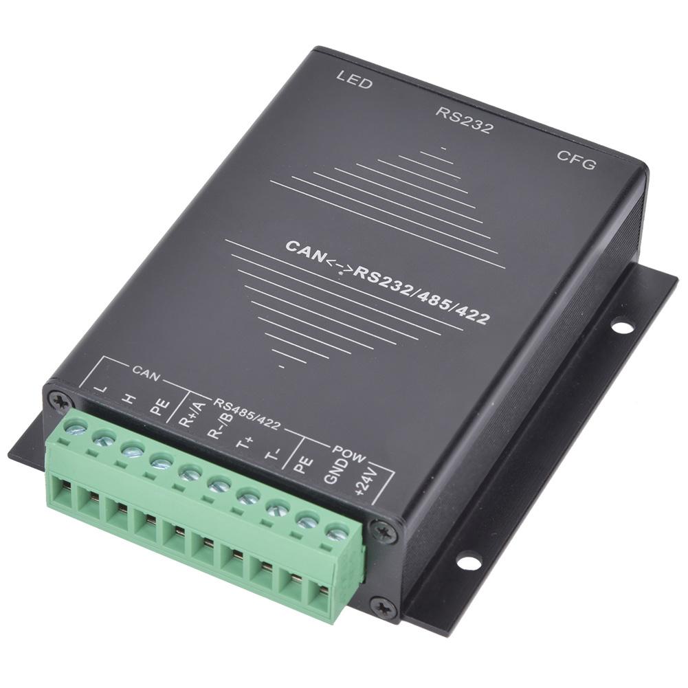 

Industrial RS232 RS485 RS422 Serial Port to CAN Transparent Transmission DC9 36V