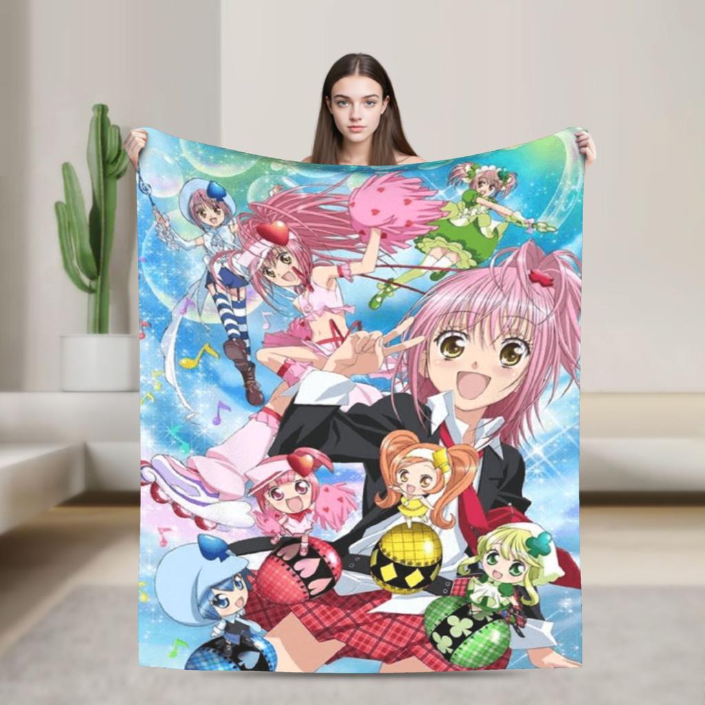 Japanese S-Shugo C-Chara! Blankets Kids Adults Flannel Throw Blanket For Living Room Warm Soft Custom Quality Bedspread Gift