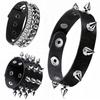 Punk Hip-Hop Mode Armband, Accessoires Für Gothic Kleidung Für Männer Und Frauen, Rock Pu Leder Armband