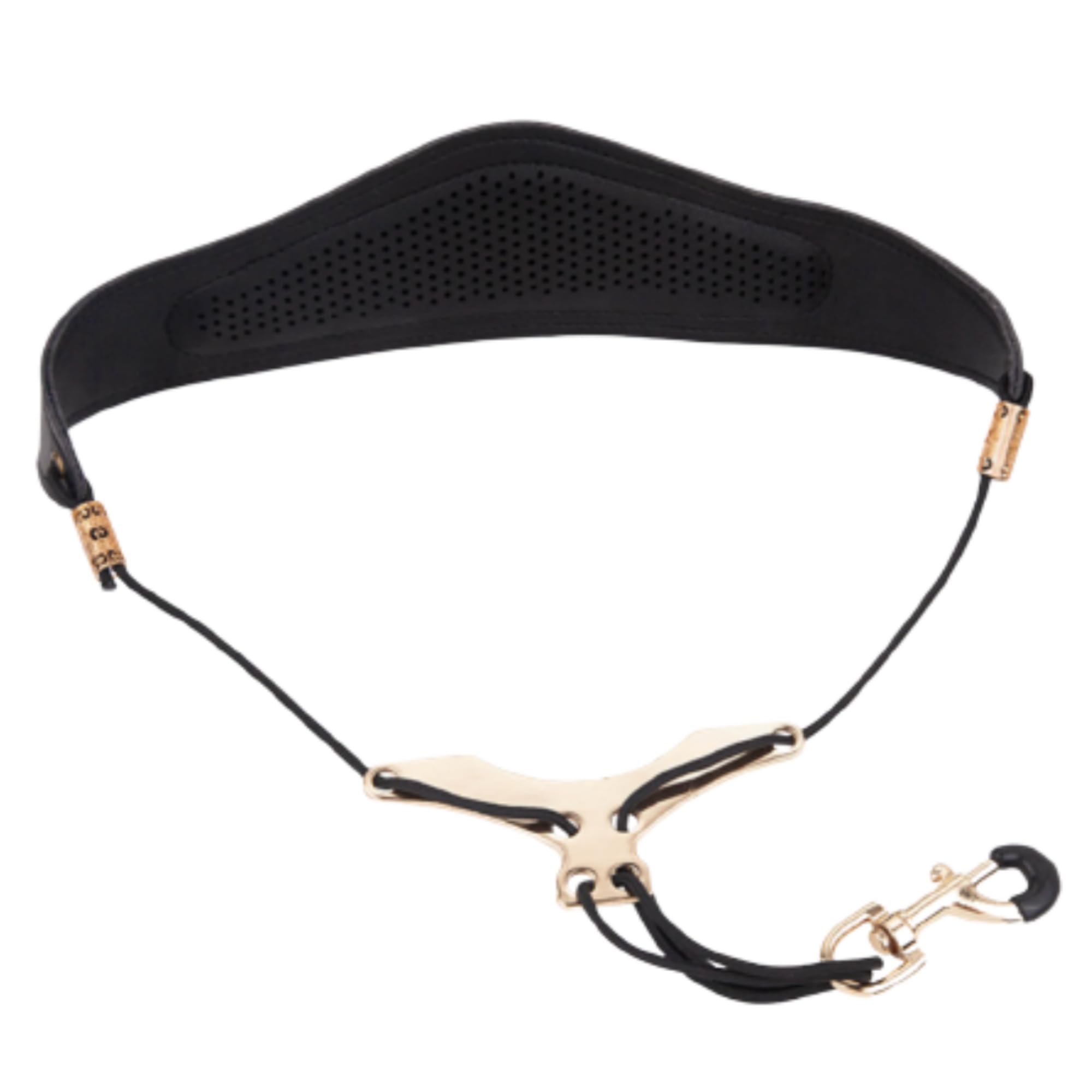 

NR-Style Saxophone Neck Strap Shoulder Harness for Alto, Tenor, Baritone, and Soprano Saxophones, Adjustable Shoulder Band (Black)