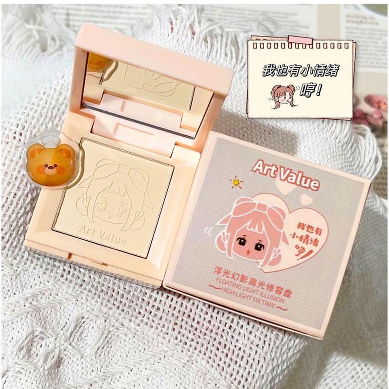 Art Value - Cartoon Embossed Highlight & Contouring Palette