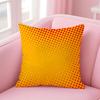 Rainbow Gradient Polka Dots Pop Art Cushion Cover Linen Pillowcase Cover Soft Decor For Sofa Home Room