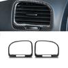 2Pcs Carbon Fiber Dashboard Side Air Vent Outlet Cover for VW Golf 6 MK6 08-12