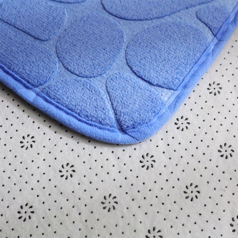 Non-slip Bathroom Bath Mat Non-slip Carpets In Wash Basin Bathtub Side Floor Rug Shower Room Doormat Memory Foam 3D Pad