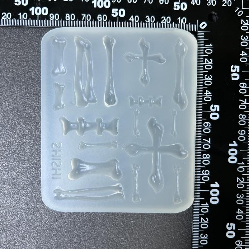 Silicone Dessert Crafting Moulds Bone Shape Clay Food Molds Reusable Baking Tool Chocolate Moulds Silicone Texture