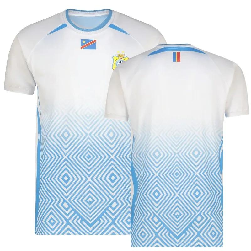 Nowa koszulka piłkarska Kongo 2026 Unisex Letnia Oddychająca Szybkoschnąca Lekka Koszulka Sportowa Modna Streetwear Top