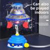 UFO-Shape Water Sprinkler For Kids Spinnings LED-UFO Water-Rocket Sprinkler Toy Adjustable Height Summer Outdoor Play