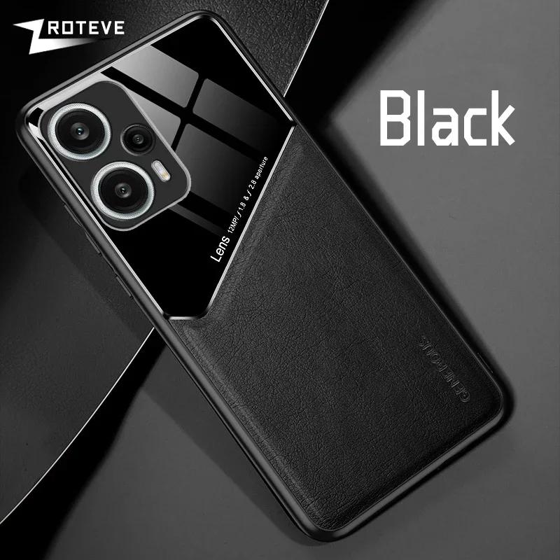 

Для PocoF5 чехол PU кожаный автомобильный магнитный жесткий чехол из ПК для Xiaomi Poco F6 F5 Pro Xiomi Mi Pocophone F3 F4 GT чехлы для телефонов For Poco F5